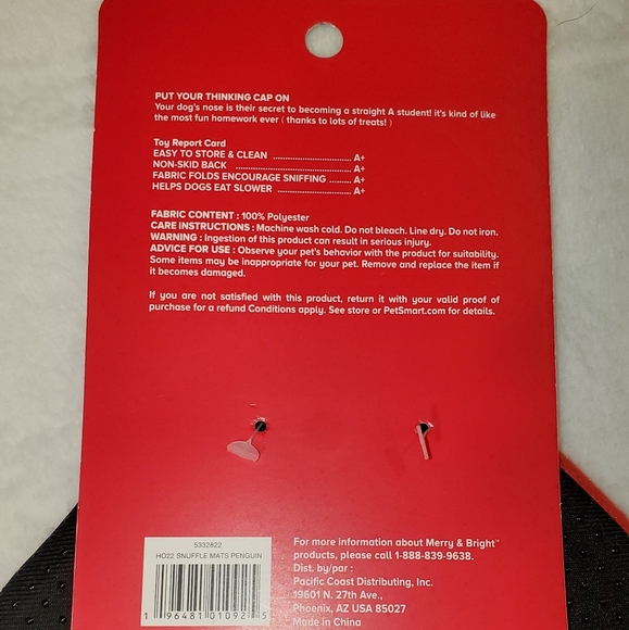 Penguin Pet Snuffle Mat, Dog Toy, Pet Supplies, Pet Christmas Gift, Dog Gift - Picture 4 of 7